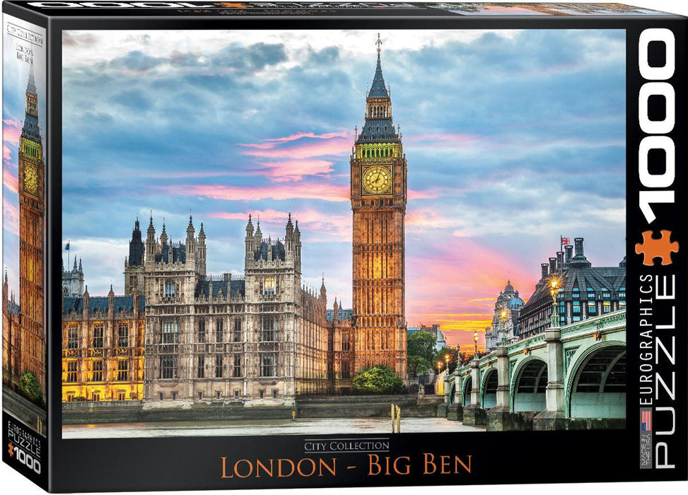 Eurographics - London - Big Ben (1000-Piece Puzzle)