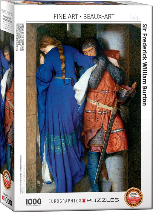 Eurographics - Meeting On The Turret Stairs By Sir Frederick William Burton (1000-Piece Puzzle)