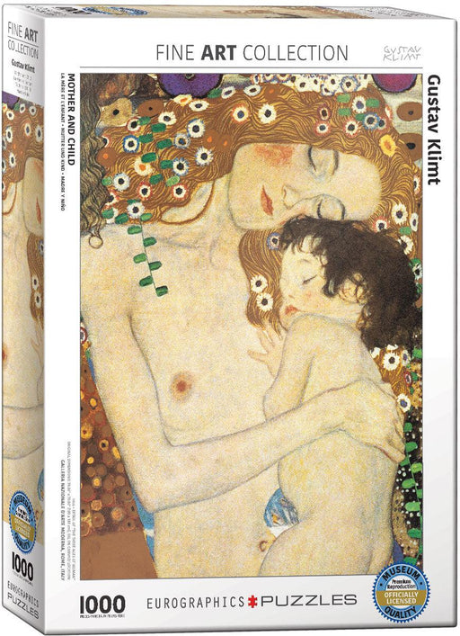 Eurographics - Mother And Child - Detail By Gustav Klimt (1000-Piece Puzzle) - Limolin 