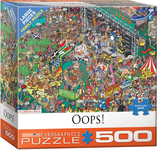 Eurographics - Oops! by Martin Berry (500 pc - Large Puzzle Pieces)