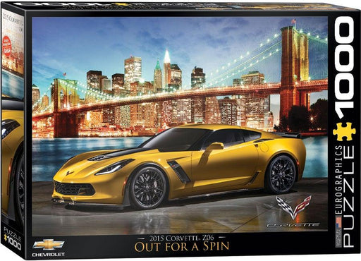 Eurographics - Out For A Spin - 2015 Corvette Z06 (1000-Piece Puzzle) - Limolin 