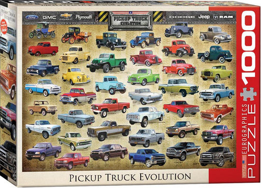 Eurographics - Pickup Truck Evolution (1000-Piece Puzzle)