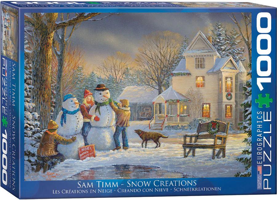 Eurographics - Snow Creations By Sam Timm (1000-Piece Puzzle)