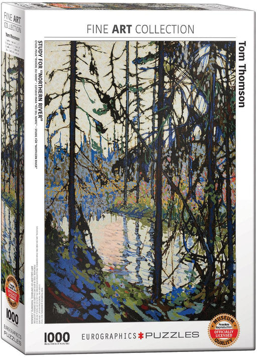 Eurographics - Study For Northern River (1000-Piece Puzzle) - Limolin 