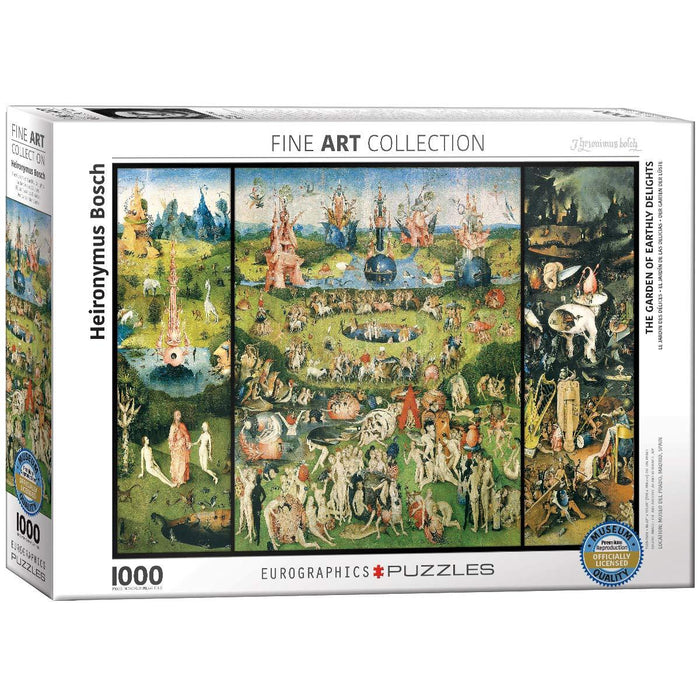 Eurographics - The Garden of Earthly Delights By Heironymus Bosch (1000-Piece Puzzle) - Limolin 