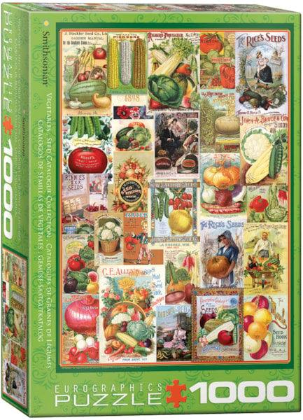 Eurographics - Vegetable Seed Catalog Covers (1000-Piece Puzzle)