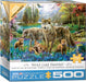 Eurographics - Wolf Lake Fantasy by Jan Patrik (500 pc - Large Puzzle Pieces)