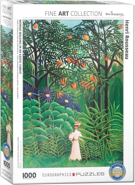 Eurographics - Woman Walking in an Exotic Forest by Henri Rousseau (1000pc Puzzle)