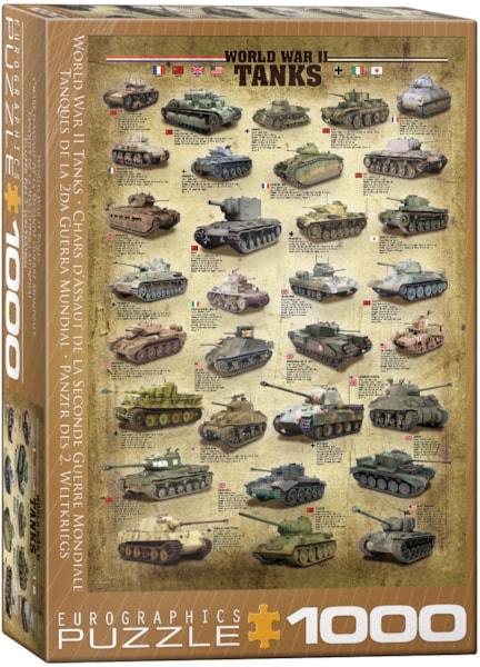 Eurographics - World War Ii Tanks (1000-Piece Puzzle)