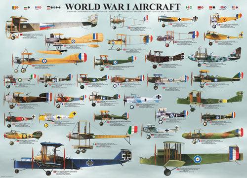 Eurographics - Wwi Aircraft (1000-Piece Puzzle)