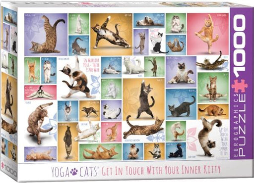 Eurographics - Yoga Cats (1000-Piece Puzzle)