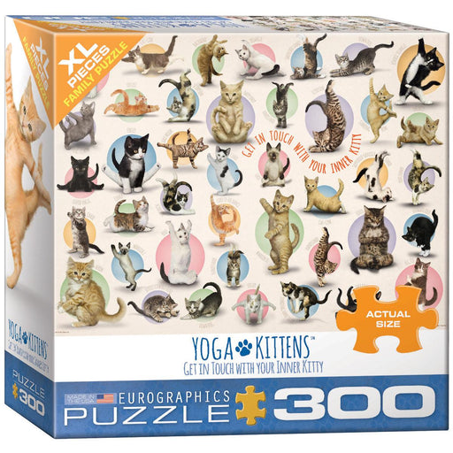 Eurographics - Yoga Kittens (300 pc - XL Puzzle Pieces)