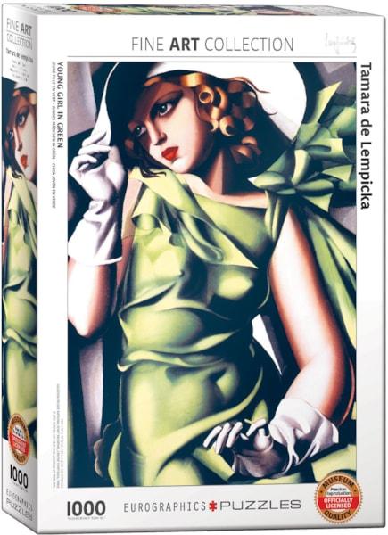 Eurographics - Young Girl In Green By Tamara De Lempicka (1000-Piece Puzzle)