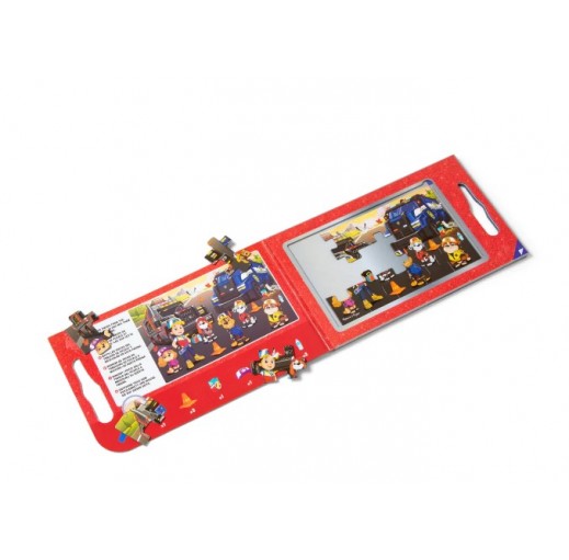 Melissa & Doug - Take Along Magnetic Puzzle - Big Truck Pups (6L)