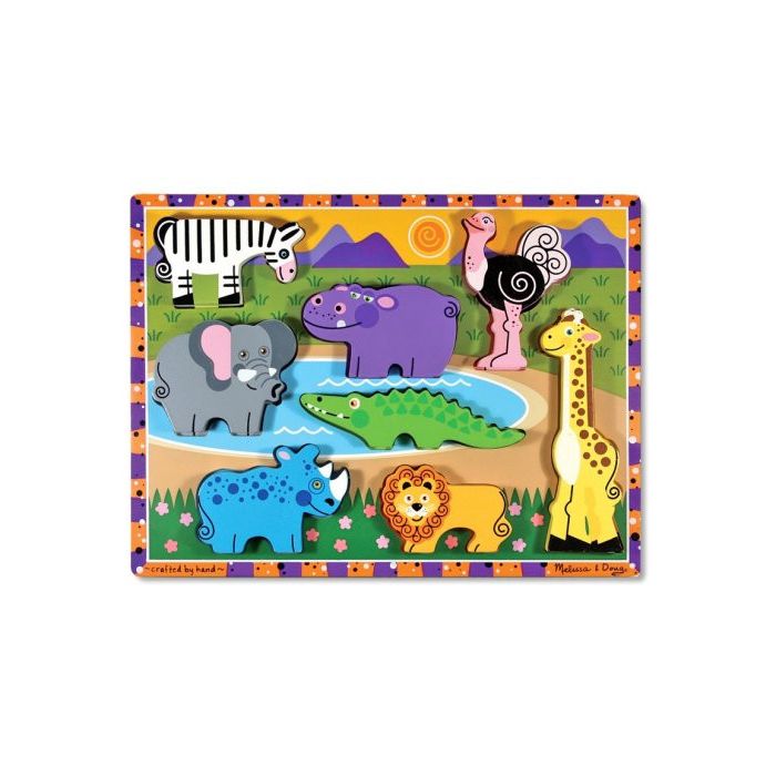 Melissa & Doug - Safari Chunky Puzzle