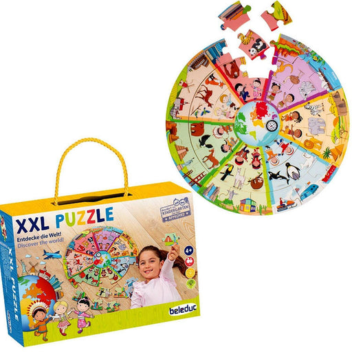 Beleduc - XXL Learning Puzzle "Discover The World" - Limolin 