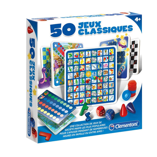 Clementoni - 50 Jeux Classiques (FR) - Limolin 