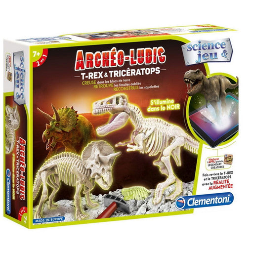 Clementoni - Archeo - Ludic T-Rex - Triceratops (FR) - Limolin 