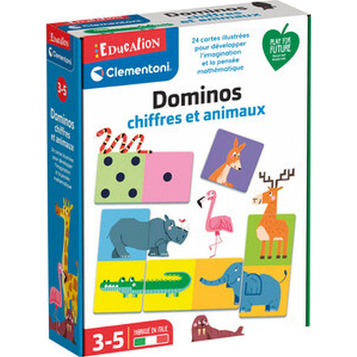 Clementoni - Education - Dominos Chiffres Et Animaux (FR) - Limolin 