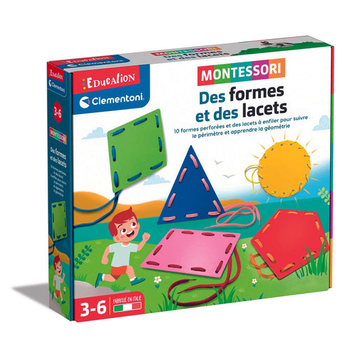 Clementoni - Montessori - Des Formes Et Des Lacets (FR) - Limolin 