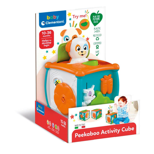 Clementoni - Peek - A - Boo Activity Cube (Mult) - Limolin 