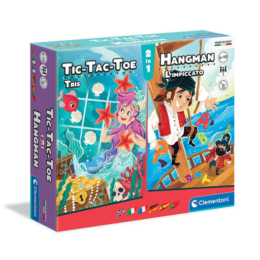 Clementoni - Tic - Tac - Toe & Hangman (Multi) - Limolin 