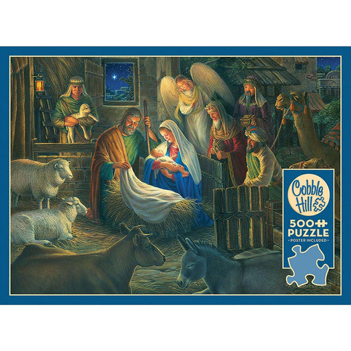 Cobble Hill - Awayin A Manger (500-Piece Puzzle) - Limolin 