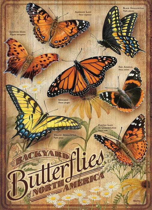 Cobble Hill - Backyard Butterflies (500-Piece Puzzle) - Limolin 