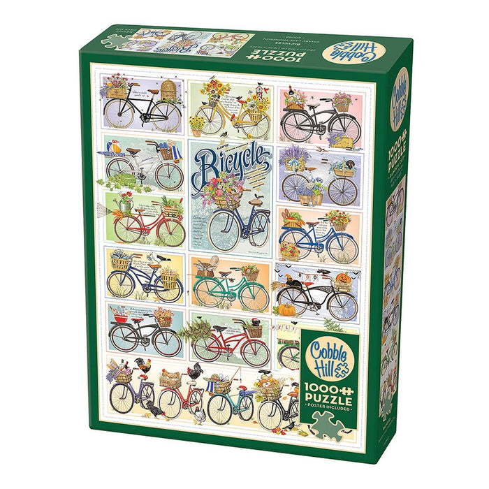 Cobble Hill - Bicycles (1000-Piece Puzzle) - Limolin 