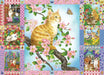 Cobble Hill - Blossoms And Kittens Quilt (1000-Piece Puzzle) - Limolin 