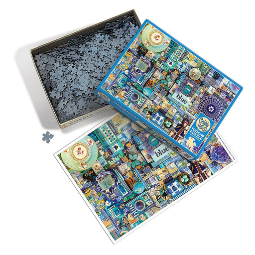 Cobble Hill - Blue (1000-Piece Puzzle) - Limolin 