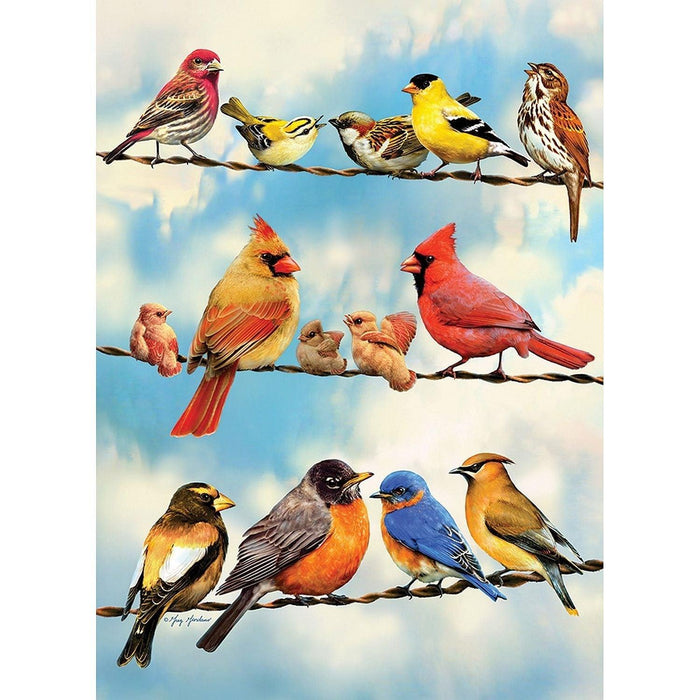 Cobble Hill - Blue Sky Birds (Puzzle Tray) - Limolin 