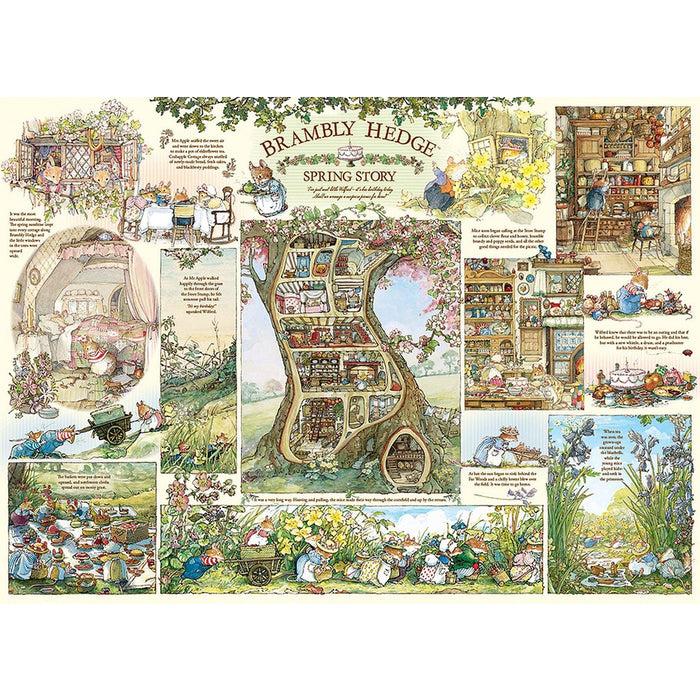 Cobble Hill - Brambly Hedge Spring Story (1000-Piece Puzzle) - Limolin 