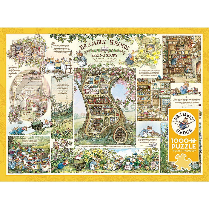 Cobble Hill - Brambly Hedge Spring Story (1000-Piece Puzzle) - Limolin 