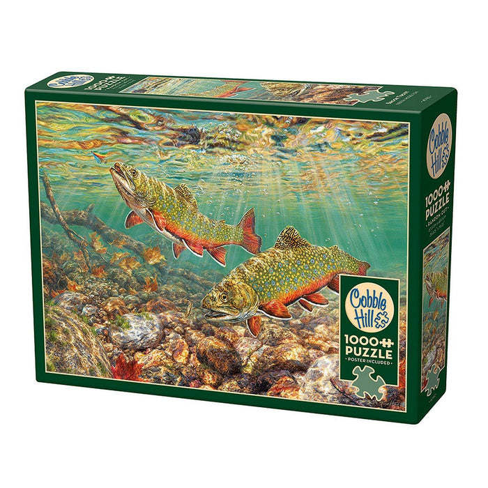 Cobble Hill - Brook Trout (1000-Piece Puzzle) - Limolin 