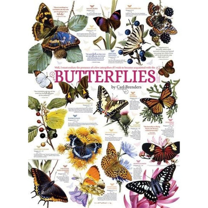 Cobble Hill - Butterfly Tiles (1000-Piece Puzzle) - Limolin 