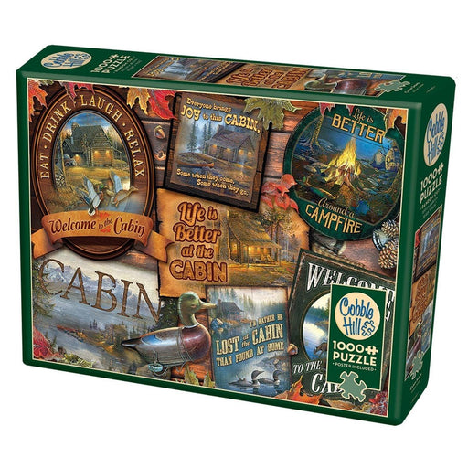 Cobble Hill - Cabin Signs (1000-Piece Puzzle) - Limolin 