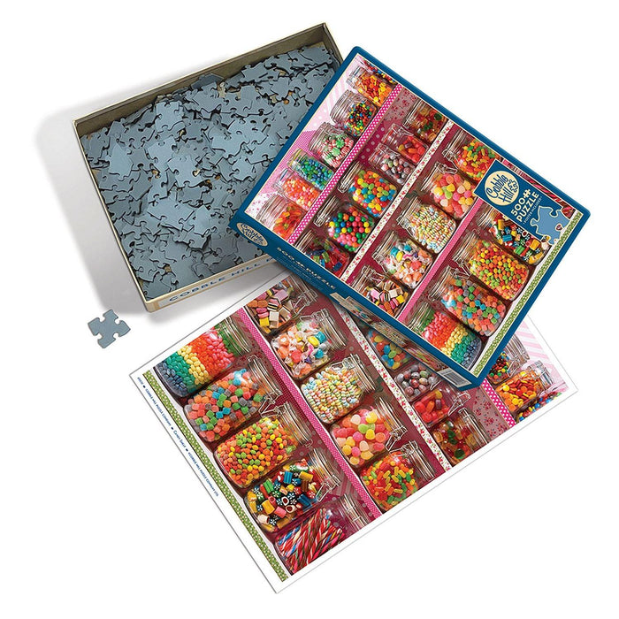 Cobble Hill - Candy Shelf (500-Piece Puzzle) - Limolin 