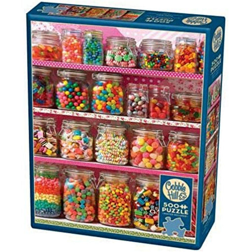 Cobble Hill - Candy Shelf (500-Piece Puzzle) - Limolin 