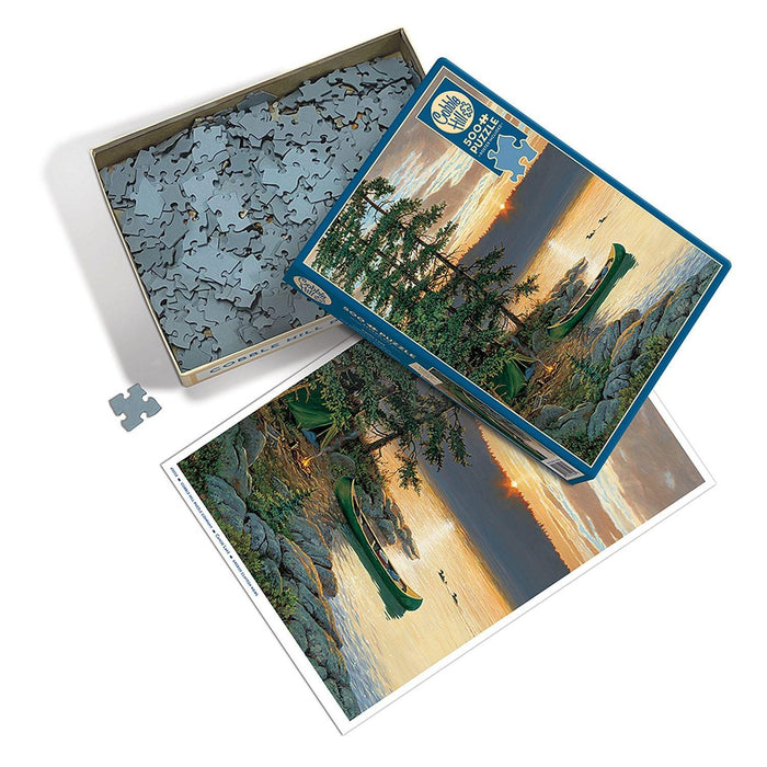 Cobble Hill - Canoe Lake (500-Piece Puzzle) - Limolin 