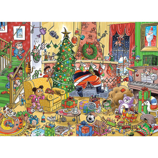 Cobble Hill - Catching Santa (350-Piece Puzzle) - Limolin 