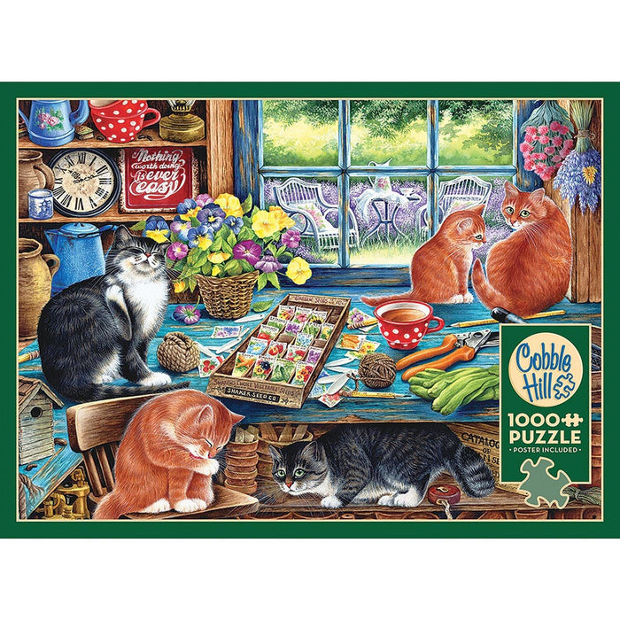 Cobble Hill - Cats Retreat (1000-Piece Puzzle) - Limolin 