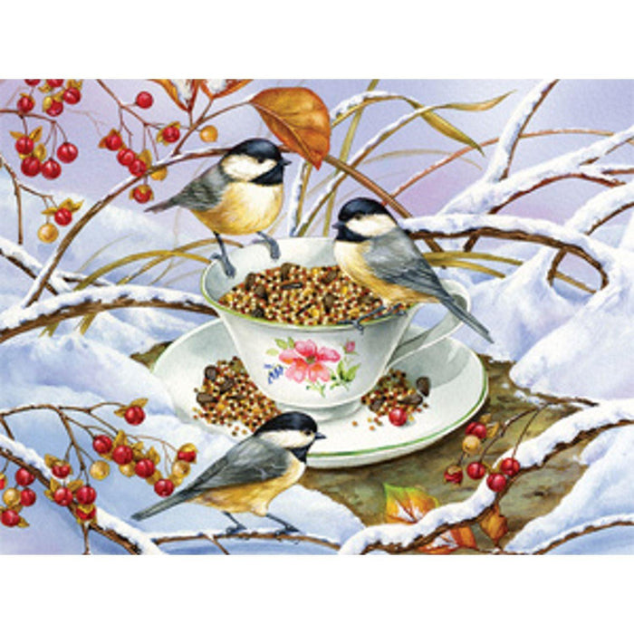 Cobble Hill - Chickadee Tea (1000-Piece Puzzle) - Limolin 