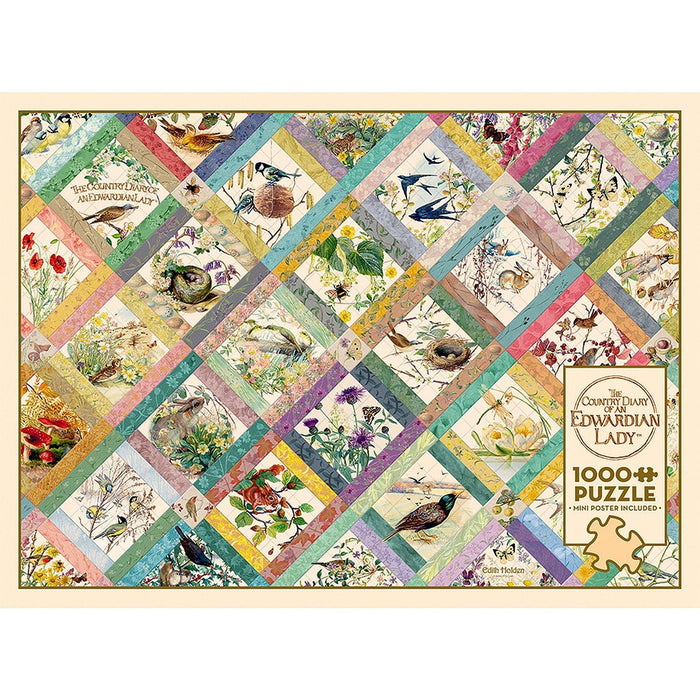 Cobble Hill - Country Diary Quilt (1000-Piece Puzzle) - Limolin 