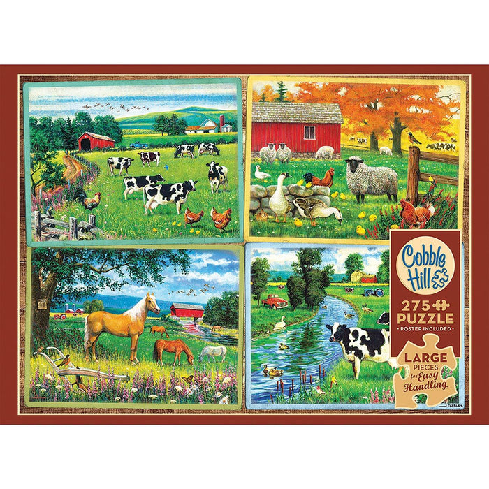 Cobble Hill - Country Friends (1000-Piece Puzzle) - Limolin 