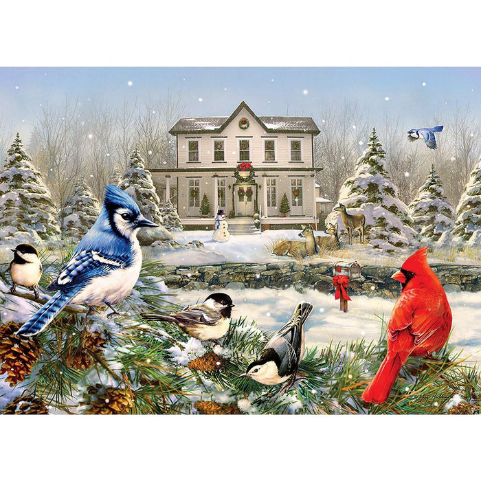 Cobble Hill - Country House Birds (1000-Piece Puzzle) - Limolin 