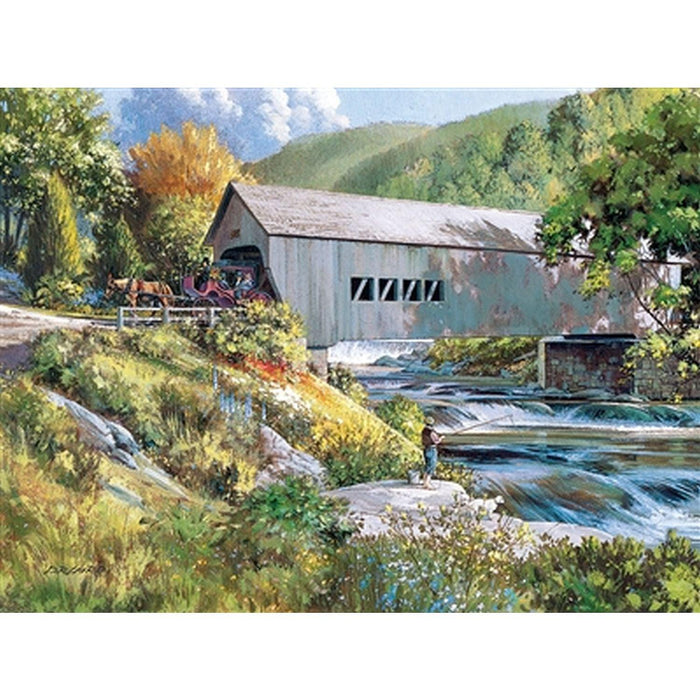 Cobble Hill - Covered Bridge (1000-Piece Puzzle) - Limolin 