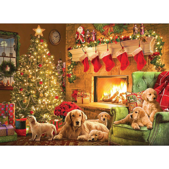 Cobble Hill - Cozy Fireplace (1000-Piece Puzzle) - Limolin 