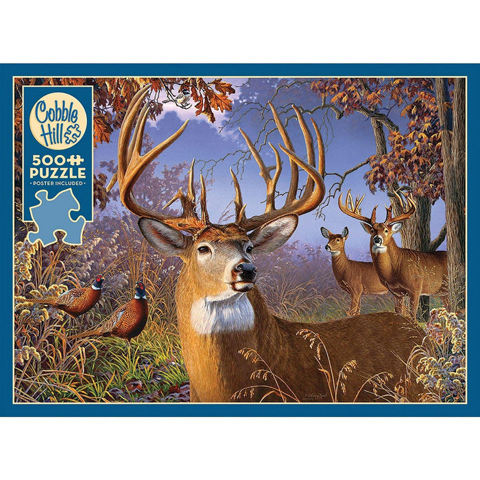 Cobble Hill - Deer And Pheasant (500-Piece Puzzle) - Limolin 