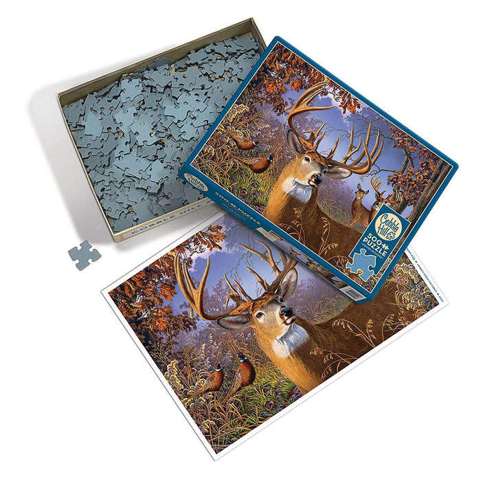 Cobble Hill - Deer And Pheasant (500-Piece Puzzle) - Limolin 